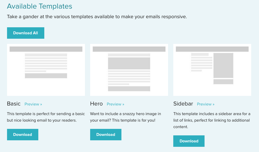 email newsletter templates
