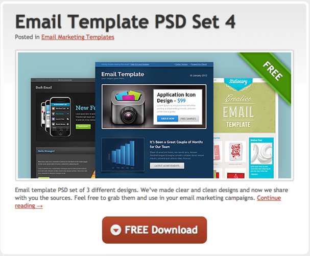 email marketing templates