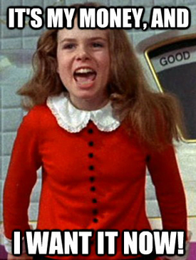 Emotional ads Veruca Salt meme