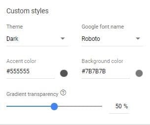 engagement ad custom styles