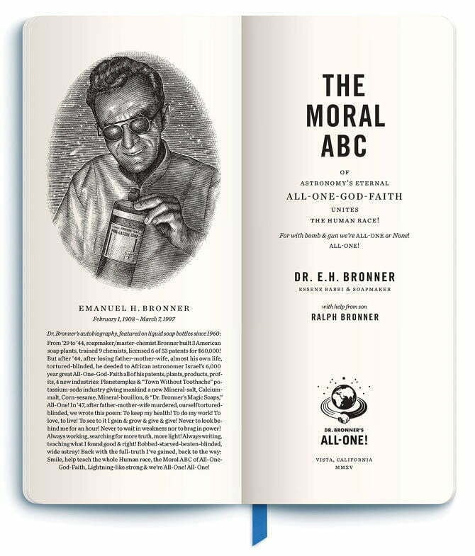 Ethical marketing Dr. Bronner's Moral ABCs