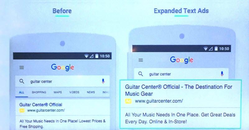 expanded text ads in adwords
