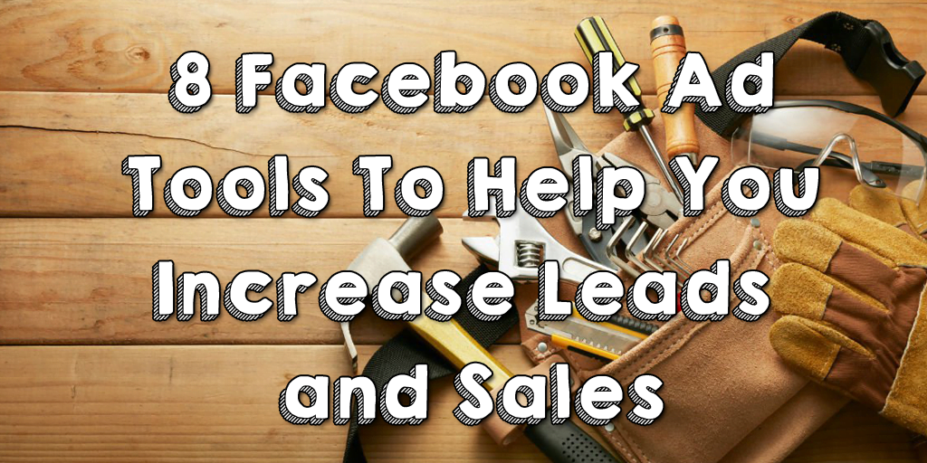 Facebook ad tools header