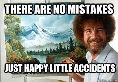 Facebook advertising cost Bob Ross happy little accidents