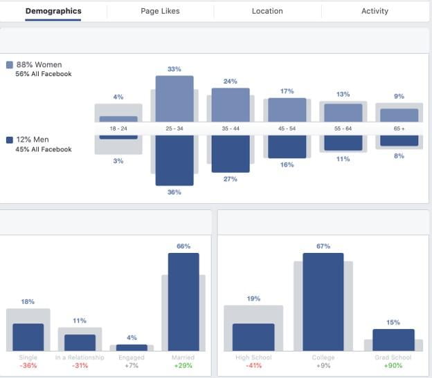 Facebook advertising for small business demographics