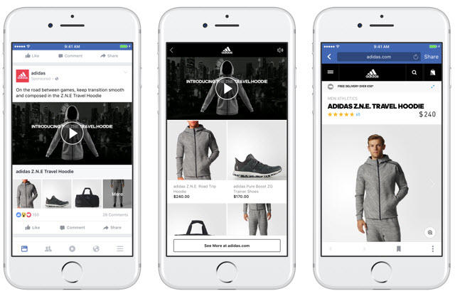 Facebook Ads updates 2017 Facebook collections