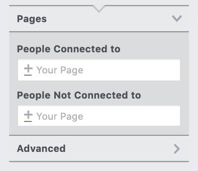 "pages" option in Facebook