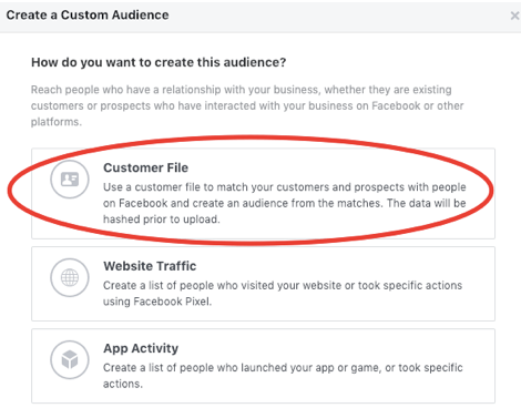 Facebook Lead Ads vs. Landing Pages Customer File