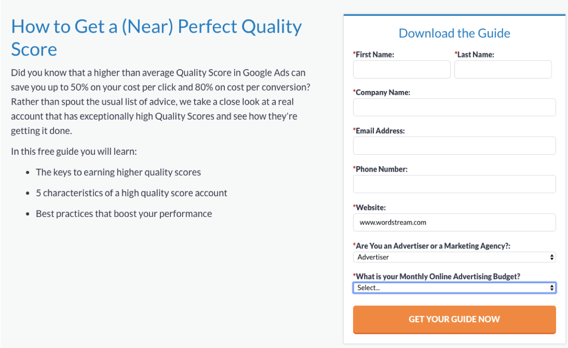 Facebook Lead Ads vs. Landing Pages