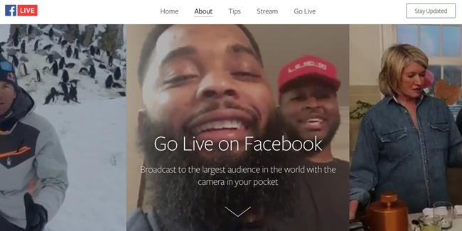 how to use facebook live