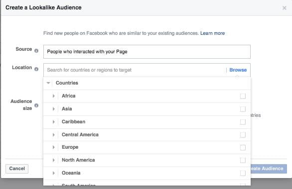 international lookalike audiences in facebook