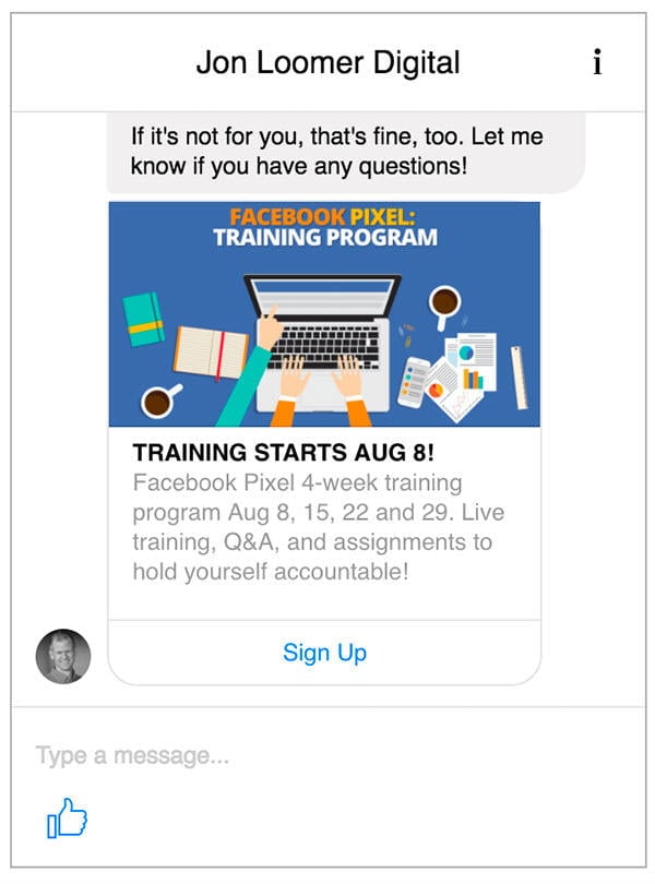 facebook messenger ad chat bots