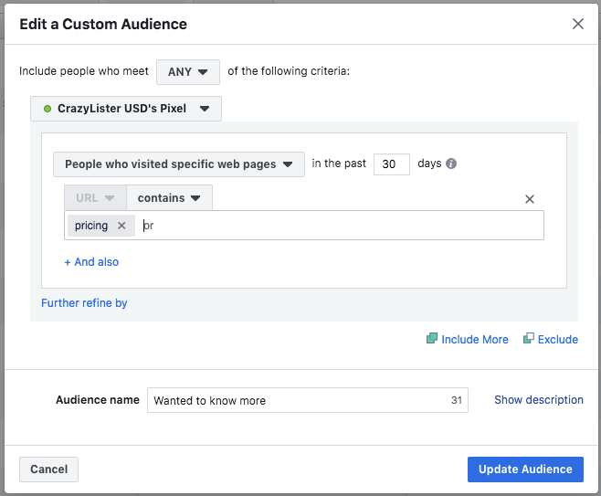 facebook-retargeting-price-plans