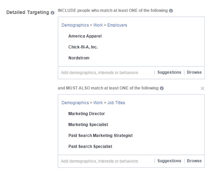 detailed facebook targeting
