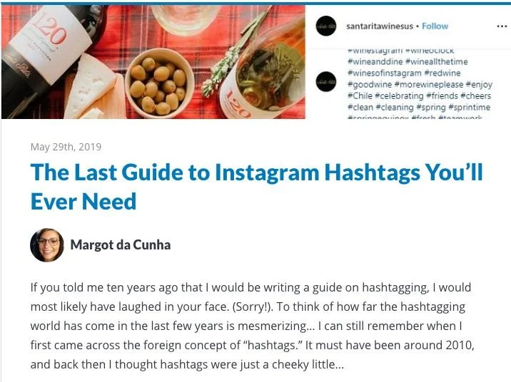 Instagram hashtags guide