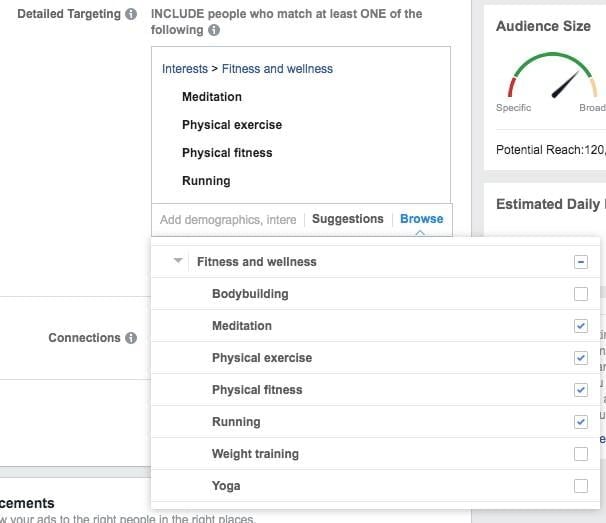 social media interest targeting