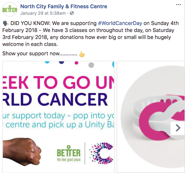 february facebook ideas world cancer day