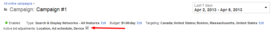 Find AdWords Bid Adjustment Calculator