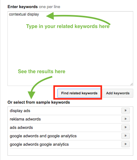 keyword research for contextual display advertising
