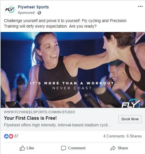 fitness remarketing offer