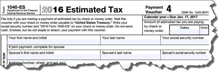 Freelancer's guide to taxes IRS Form 1040-ES estimated tax 