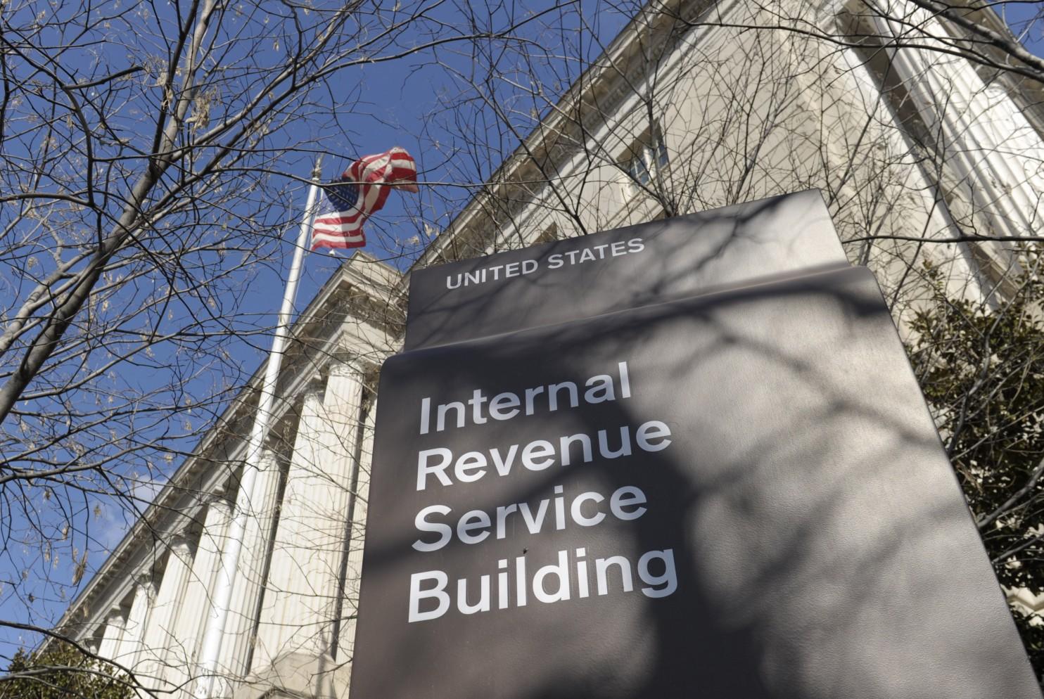 Freelancer's guide to taxes IRS building exterior with signage
