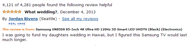 funny amazon customer reviews