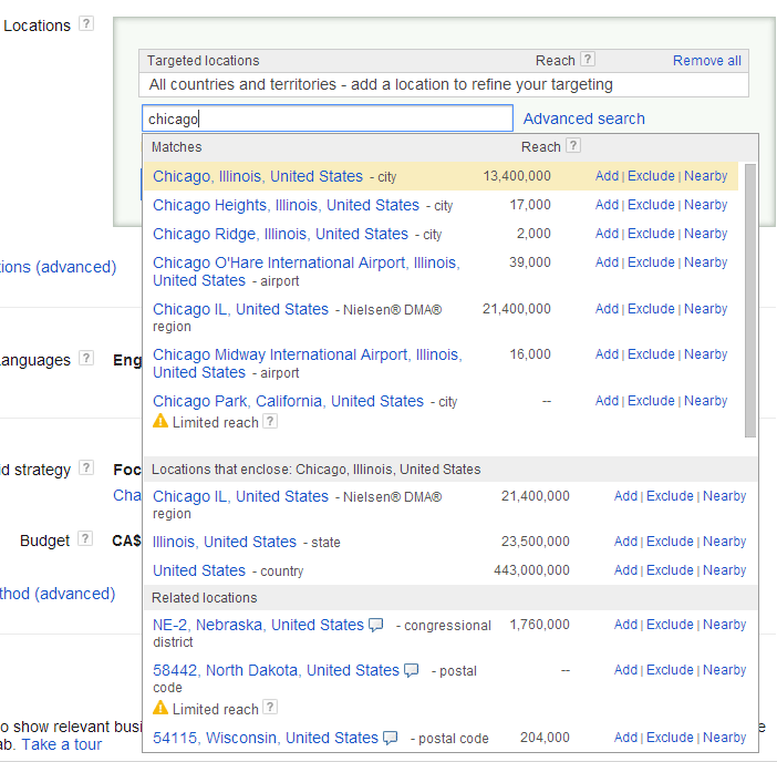 Google AdWords Geotargeting Guide