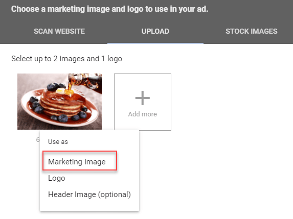 gmail ad remarketing image upload