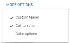 gmail ad custom teaser for email marketing