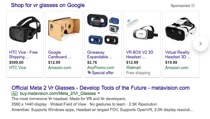 Google Ads Networks VR Glasses