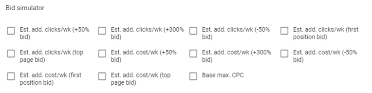 Google Ads Not Showing Bid Simulator
