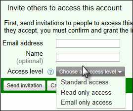 adwords account access levels