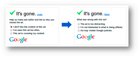 Google In-Ad Survey