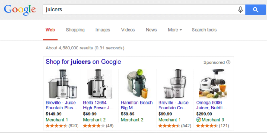 product rating extensions