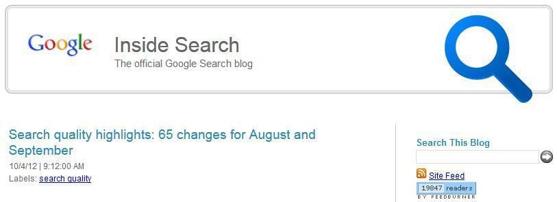 Inside Search is Google's official search blog