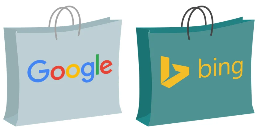 google shopping and bing shopping impressions on the rise