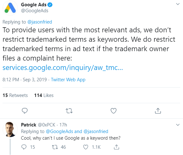 google-competitive-ad-policy-response-to-fried