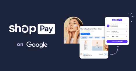 shopify's shop pay now available on google