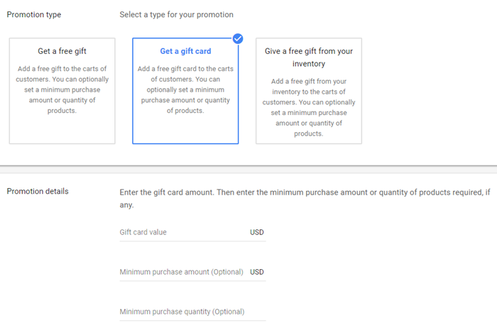 google-merchant-center-free-gift-card