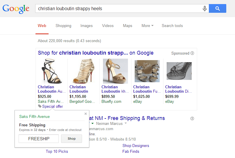 google adwords merchant promotions