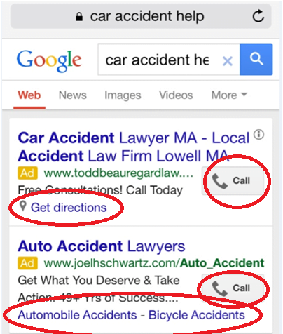using google mobile ads extensions