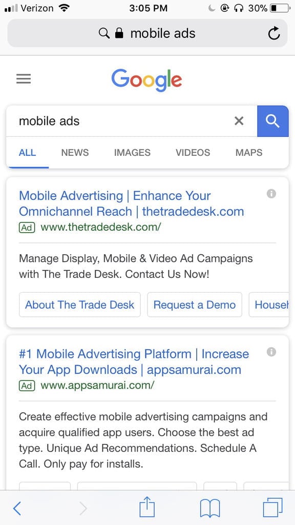 Google More Results Mobile SERP