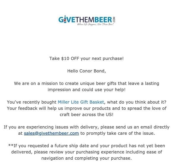 example of asking for reviews