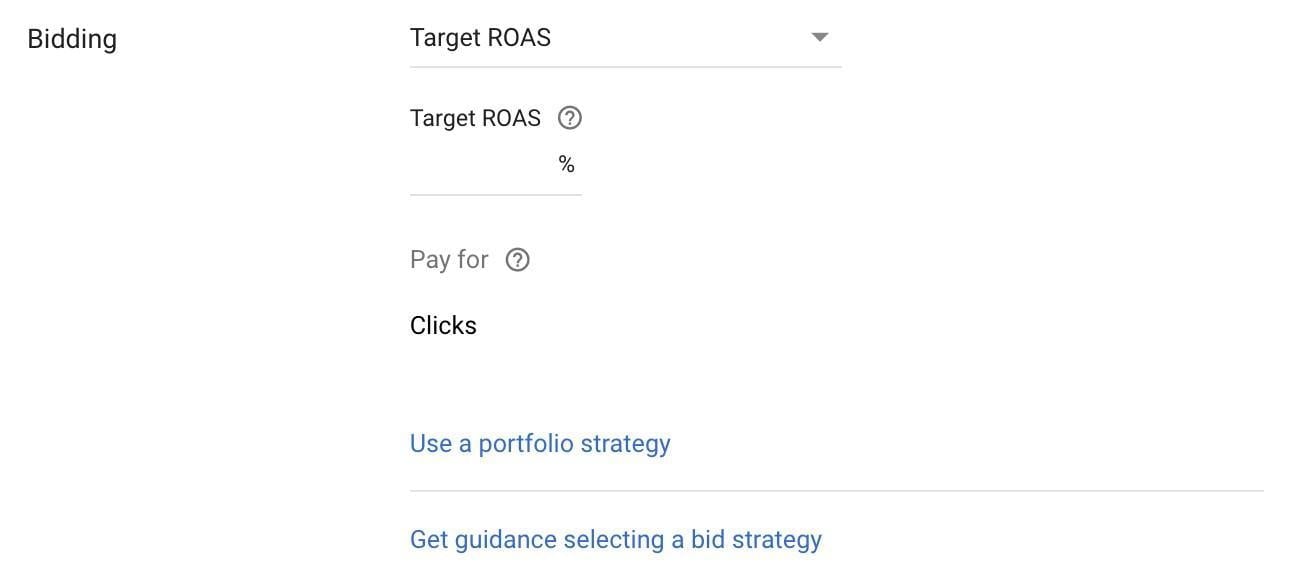 google-sunsets-average-position-target-roas-automated-bidding-strategy