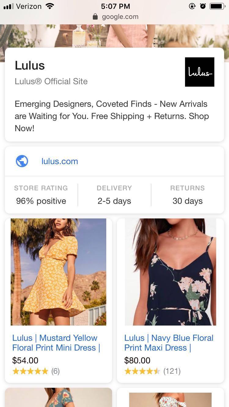 google-vs-amazon-showcase-shopping-ad-lulus-example