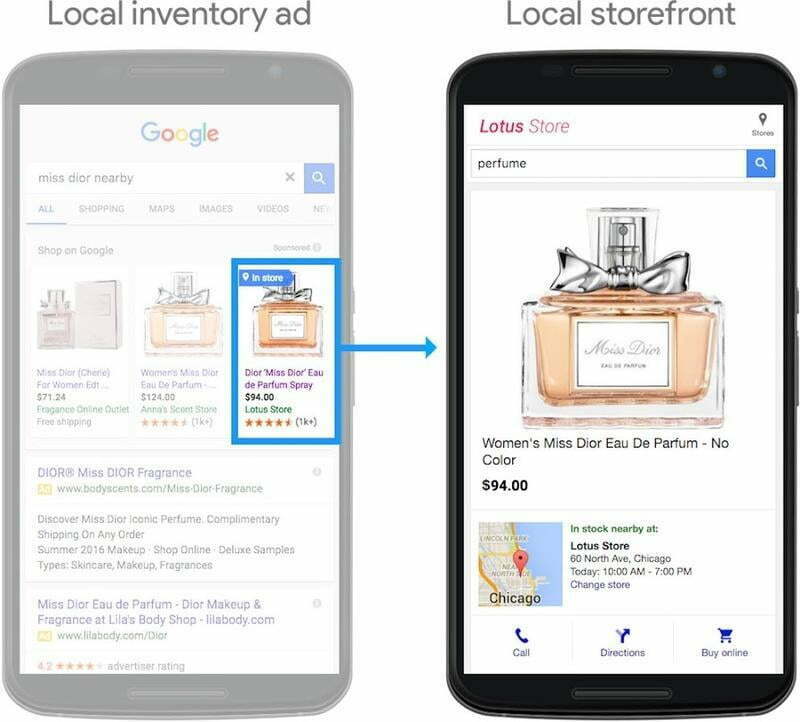 local inventory ads google shopping