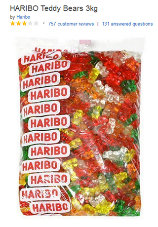 haribo sugar free gummy bears