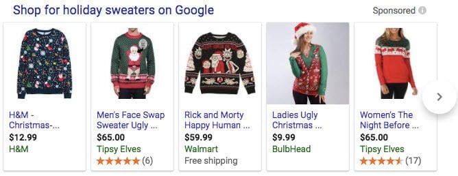 holiday shopping campaigns
