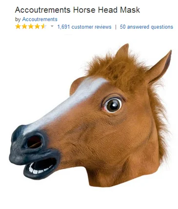 horse head mask